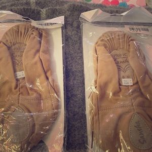 2 pairs Sansha ballet shoes